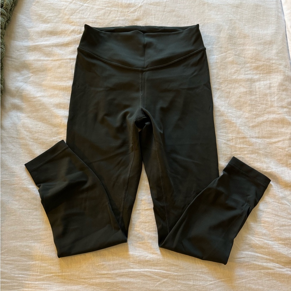 lululemon athletica Blackened pine wunder train smooth cover Leggings